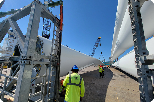 A group of workers in a construction site.